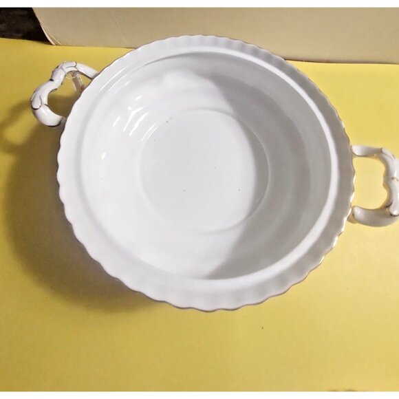 Vintage Royal Albert "Moss Rose" Handled & Lidded Soup/Vegetable 12" Tureen - Picture 11 of 14